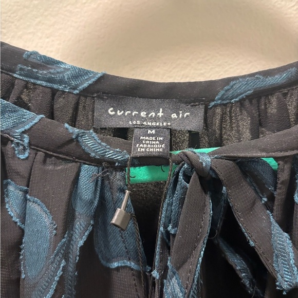 Current Air Split Neck Self Tie Mini Dress - NWT - Picture 2 of 3